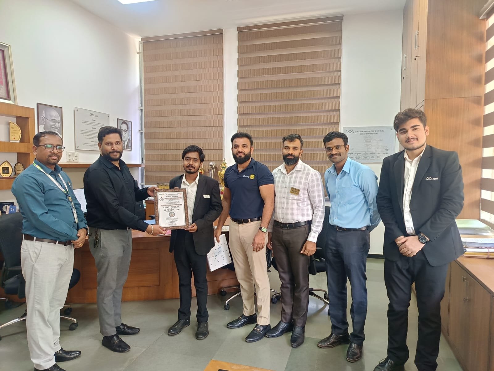 A successful Rotary Blood Centre Aasare donation drive